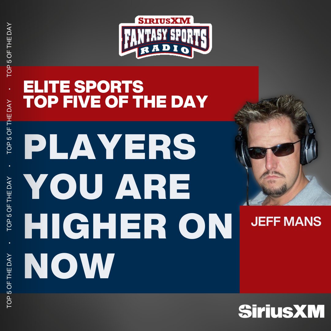 The Elite Sports Top 5 of the Day with <a href="/Jeff_Mans/">Jeff Mans</a>!  

LISTEN LIVE: sxm.app.link/EliteSports