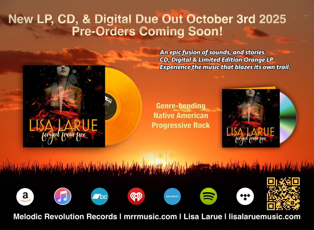 The world has waited long enough... Listen to the Official Cinematic Album Teaser here: youtu.be/UyhwAV0PL00?si…

#orange #orangevibes #orangevinyl #musicindustry #musicvideo #newmusic #lisalarue #melodicrevolutionrecords #Kansas #progressive #progressiverock