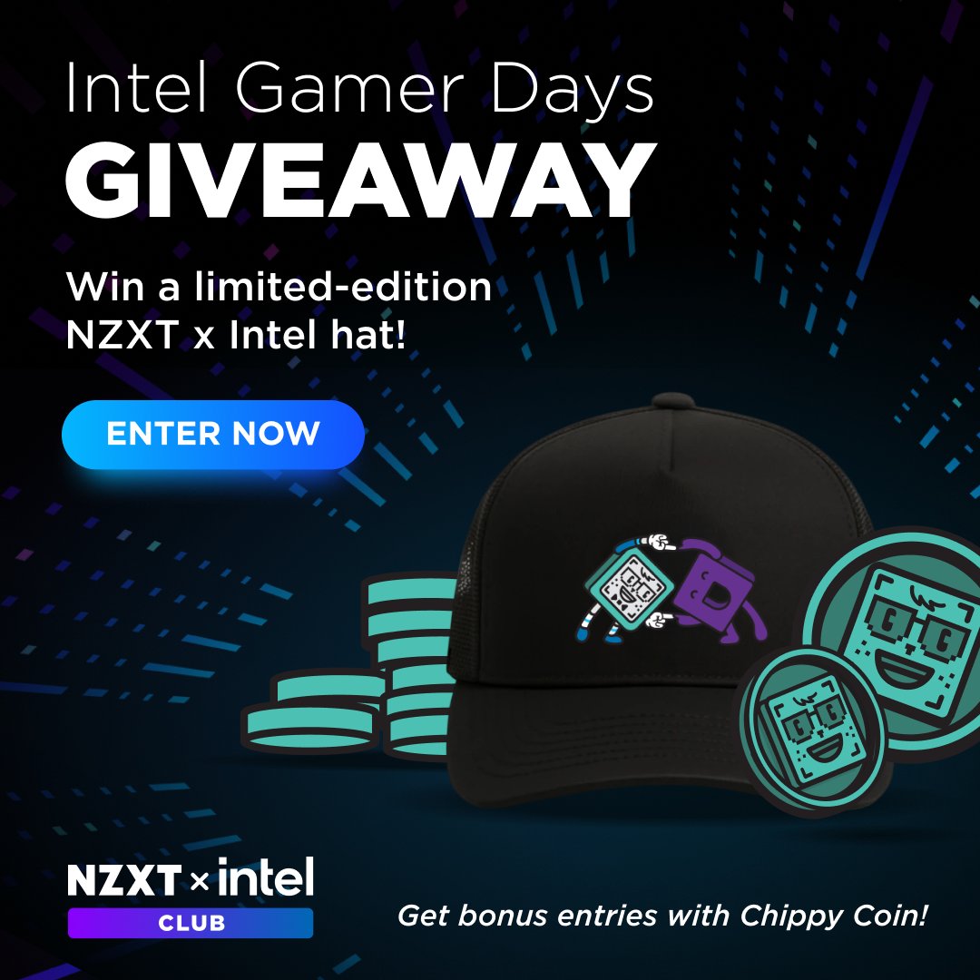 🚨 GIVEAWAY TIME 🚨

Join the <a href="/NZXT/">NZXT</a> x <a href="/IntelGaming/">Intel Gaming</a> Club for your shot at a limited edition Pucci x Chippy hat and other awesome prizes - including a FREE INTEL GAMING PC, NZXT &amp; Intel swag and gift cards!

Enter here: nzxt.co/4mc6r0J