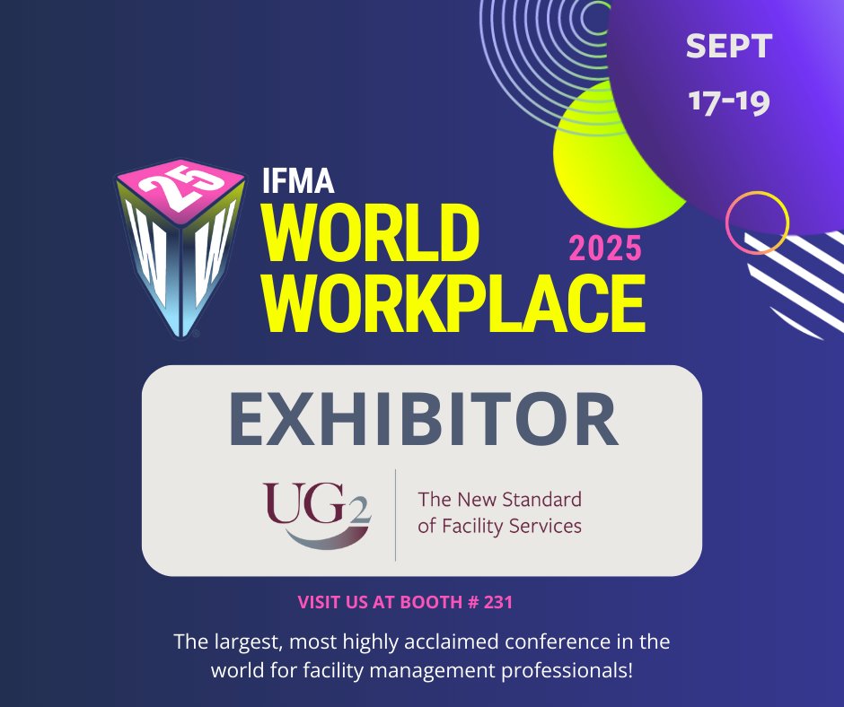 #TeamUG2 is getting ready for <a href="/IFMA/">IFMA</a>'s World Workplace Conference &amp; Expo in Minneapolis, from September 17th-19th! Stop by Booth 231 to connect with our team!
See you in Minneapolis! 🔗 ow.ly/kBwu50WKG9B