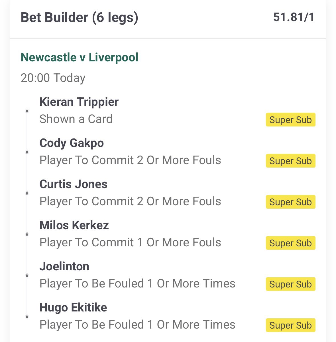 DanThompsonTips's tweet image. 🍿 This should be a great #MNF 🍿 

4x Bet Builders 👇