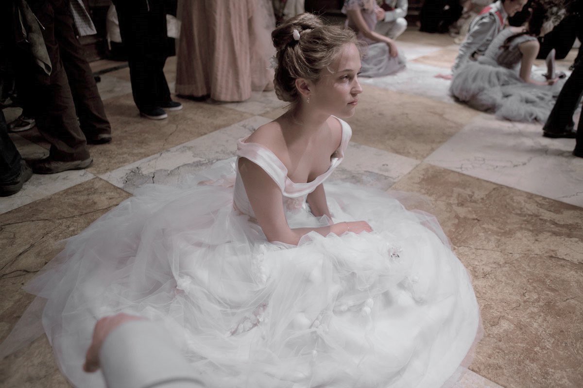 alicia vikander as “kitty” in anna karenina