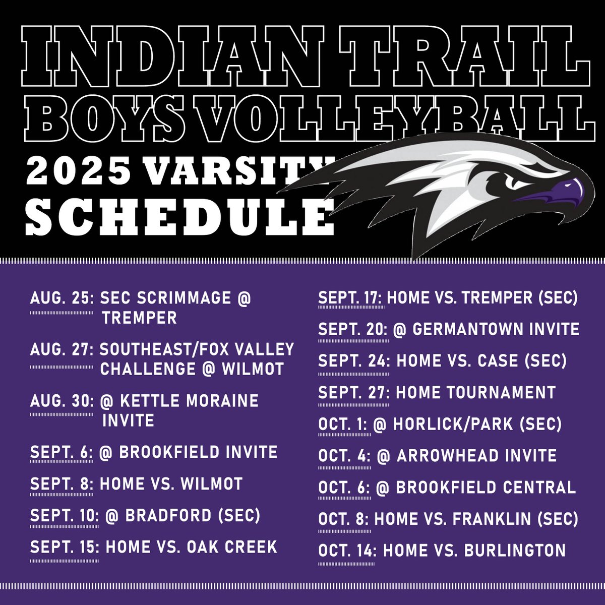 With our first official scrimmage tonight at Tremper High School, let's meet the 2025 Hawks Boys Volleyball squad and check out their schedule.