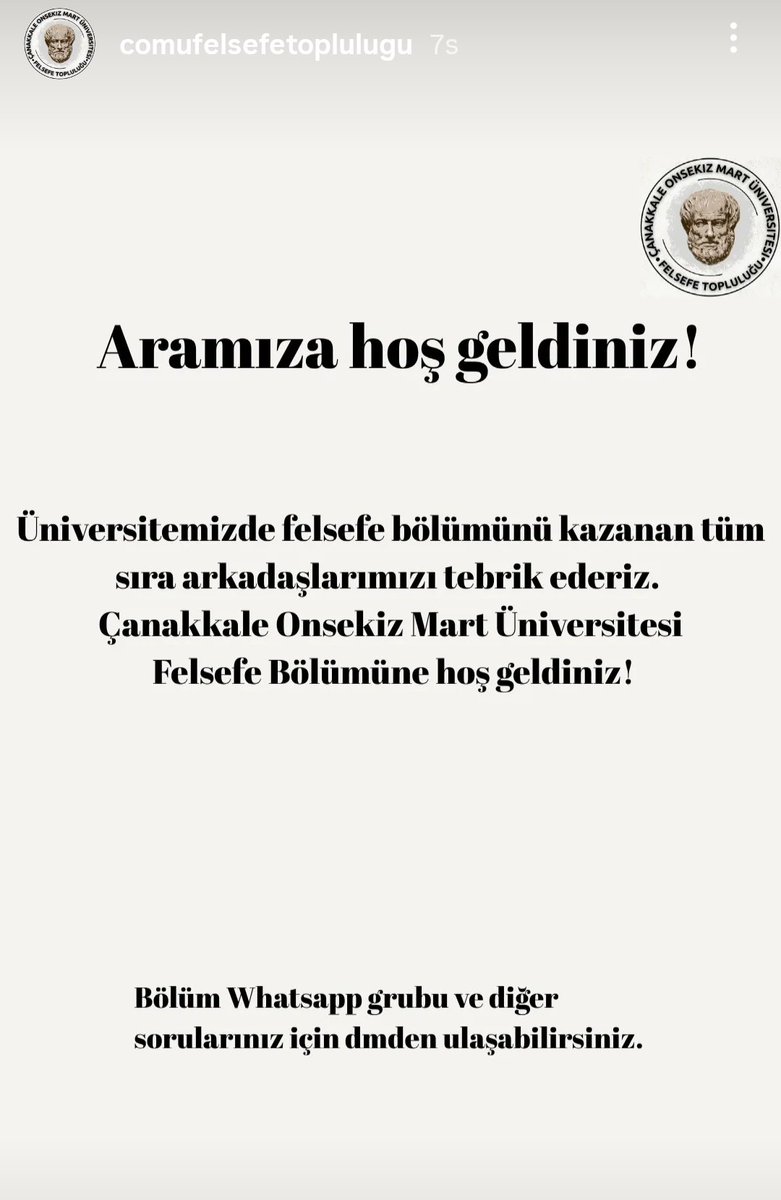 Felsefe bölümümüzü kazanan tüm öğrencilerimizi kutluyorum🌼
Hepiniz hoş geldiniz!🍬