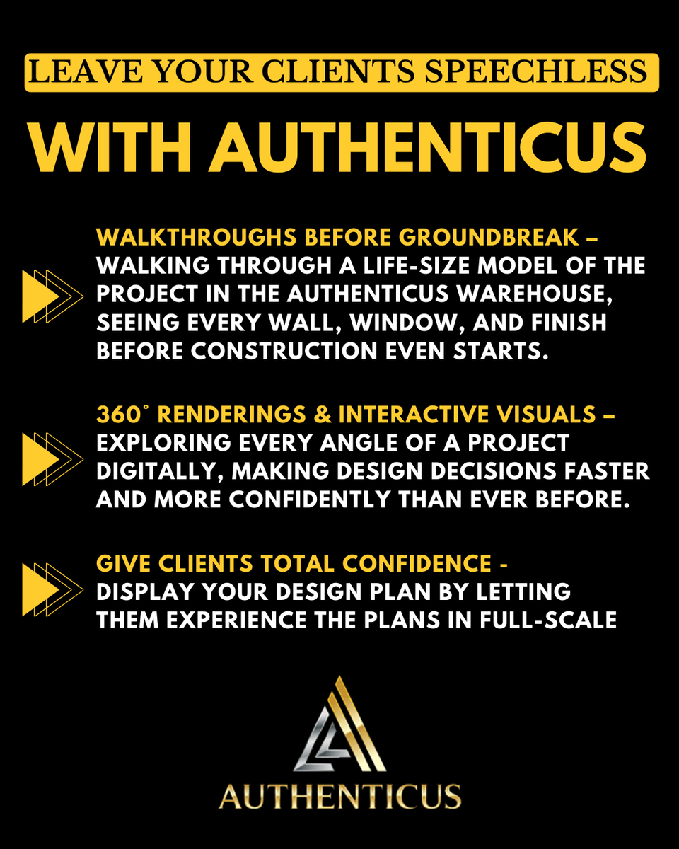 AuthenticusHou's tweet photo. Seeing is believing—and at Authenticus, what you see is exactly what you’ll build.

#Authenticus #VisualizeBeforeYouBuild #DesignClarity #BuildWithConfidence #XRPSystem #ImmersiveDesign #ConstructionInnovation https://t.co/6FxjyZGSYw