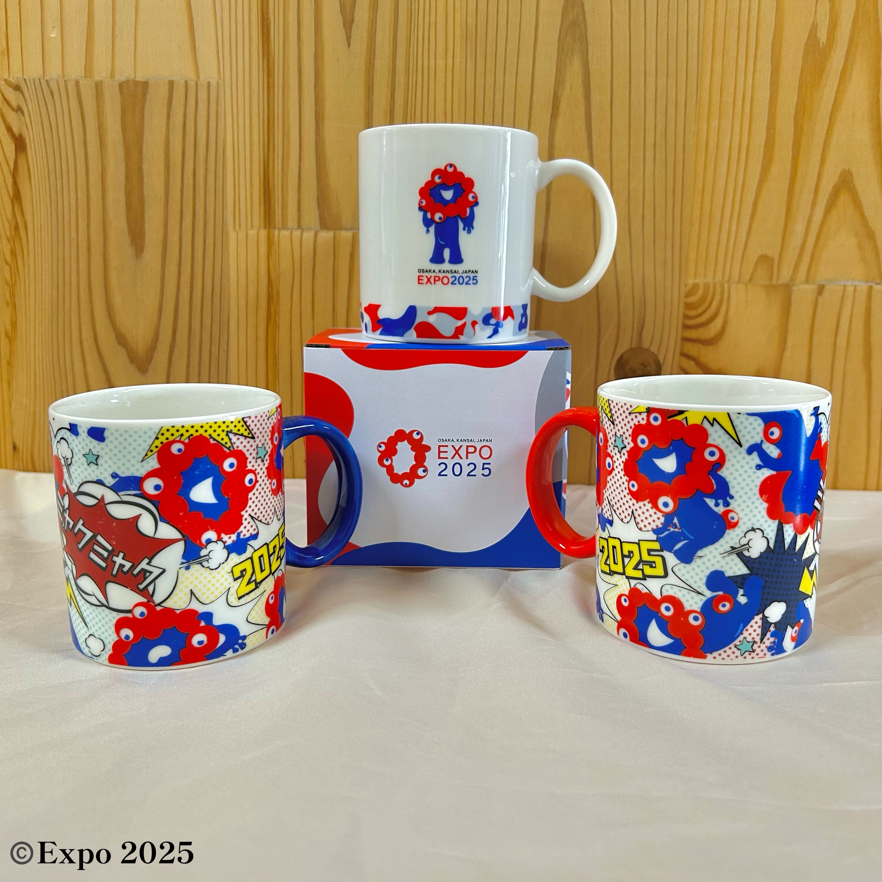 EXPO 2025 ミャクミャク マグカップ2個セット 新品未使用】万博