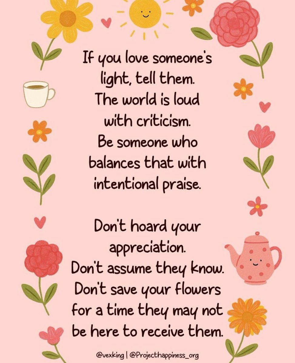 If you appreciate someone, tell them

Image: instagram.com/projecthappine…