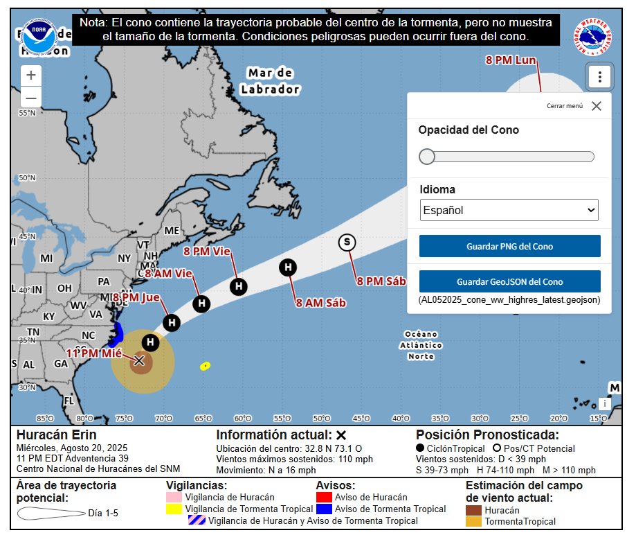 2 pm ET Mon, Aug. 25: Good news! Aside from TS #Fernand, the tropics across the Atlantic look relatively quiet during the upcoming week.

On another note, some of the eagle-eyed among you might have noticed some new features on our website that became available over the past