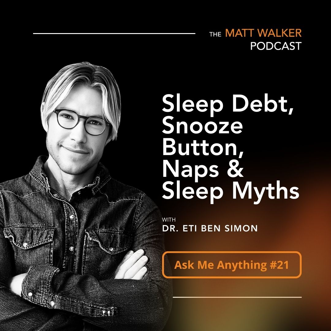 Is your snooze button truly your friend?

Dr. Eti Ben Simon (<a href="/etoosh/">Eti Ben Simon</a>) joins our latest AMA to answer your questions on snoozing, sleep fragmentation, and the pseudoscience of grounding sheets.

How can you improve your wake-up routine?
#SleepScience #Podcast