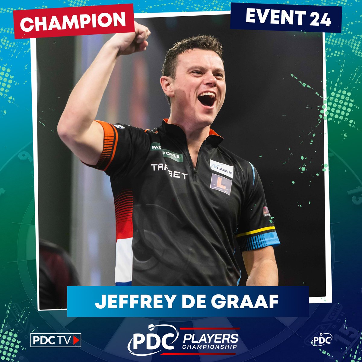 Jeffrey de Graaf makes history as the first Swedish player to win a PDC ProTour title! 🏆🇸🇪

#PC24
