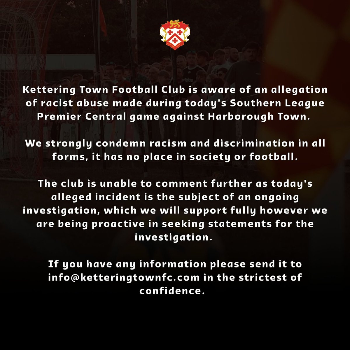 Kettering Town FC (@ktfcofficial) on Twitter photo 
