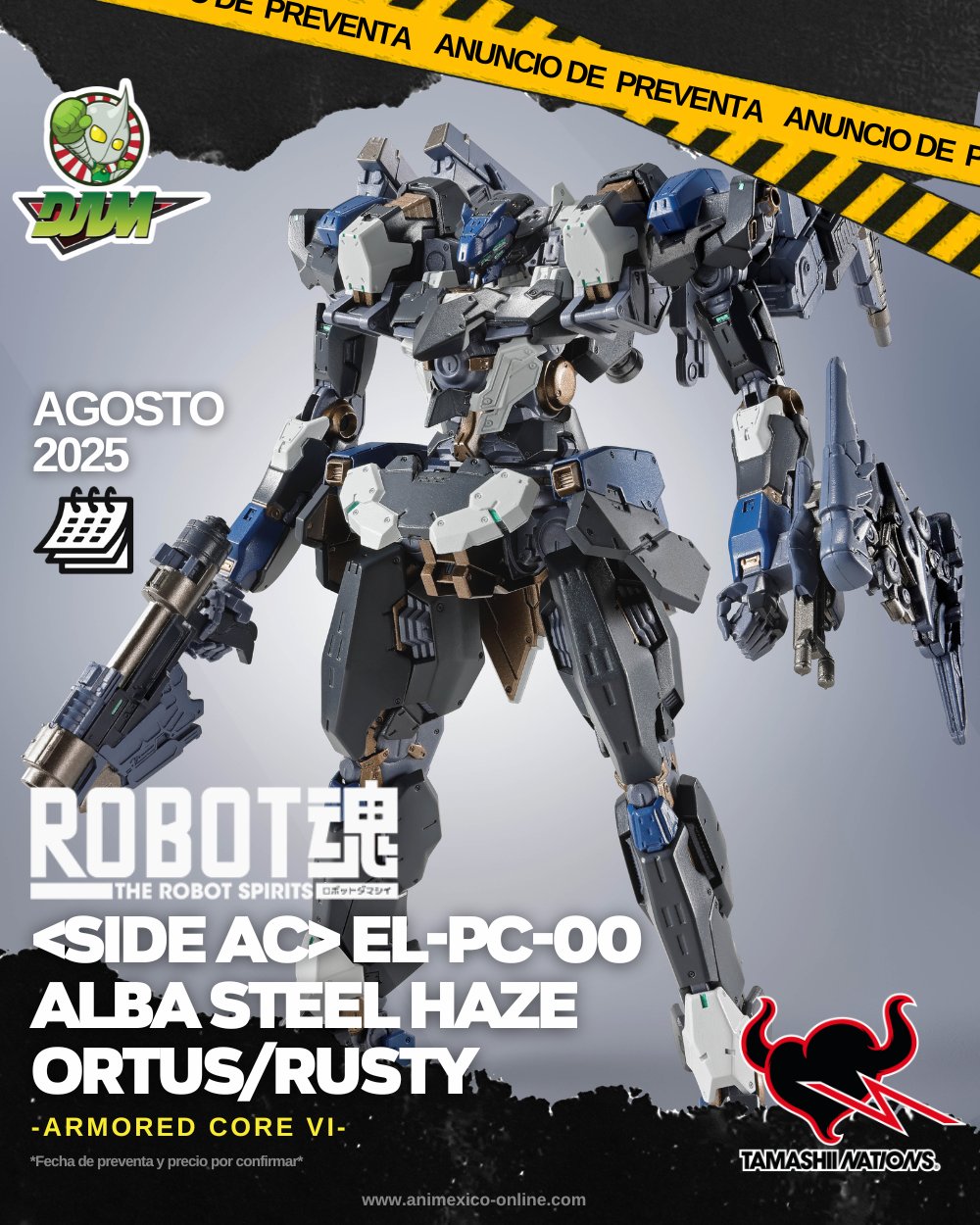ロボット SIDE AC- EL-PC-00 ALBA STEEL HAZE ORTUS/ Robot Spirits (Side AC) EL-PC-00 ALBA STEEL HAZE ORTUS