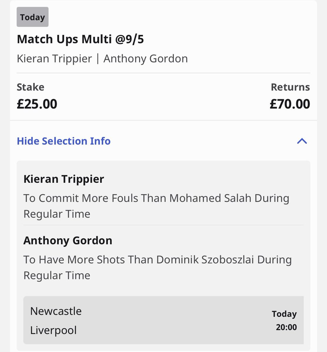 DanThompsonTips's tweet image. 🚨 BIG VALUE 🚨

#MNF DOUBLE 👇
