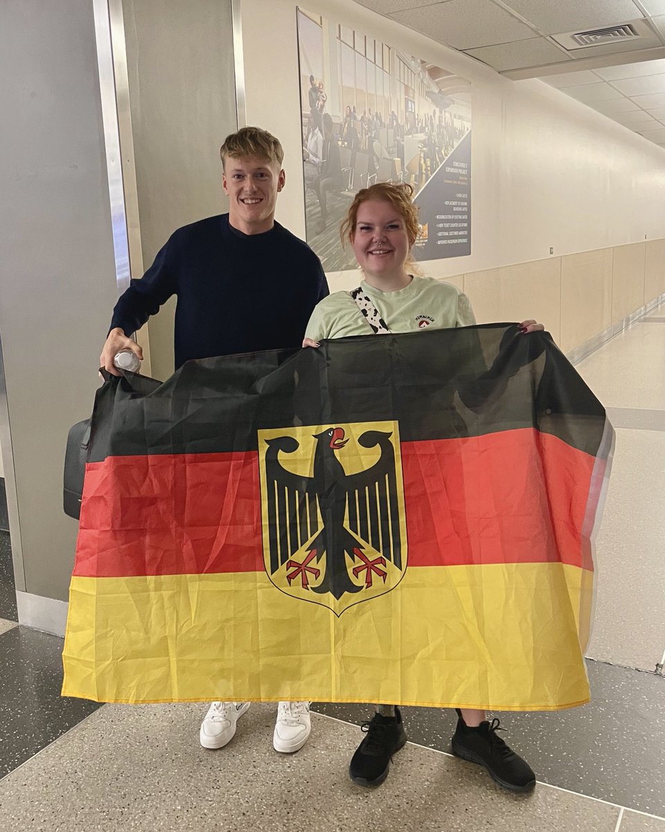 🇩🇪 Sie sind da! German goalie Linus Vieillard and forward Elias Pul have arrived in Spokane for training camp this week, join us in welcoming them to the Lilac City!

#GoChiefsGo