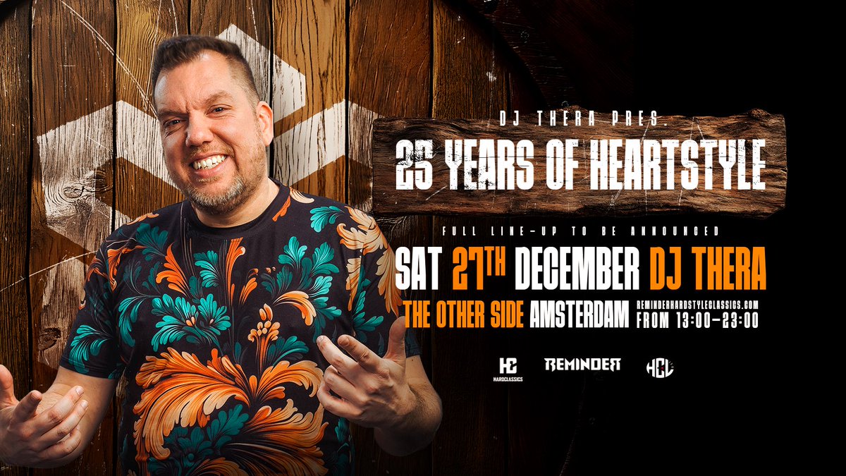Celebrating 25 years in the music industry! Join me! Pre-register now to get into the loyalty sale Thursday 7pm CEST!

tinyurl.com/thera25years