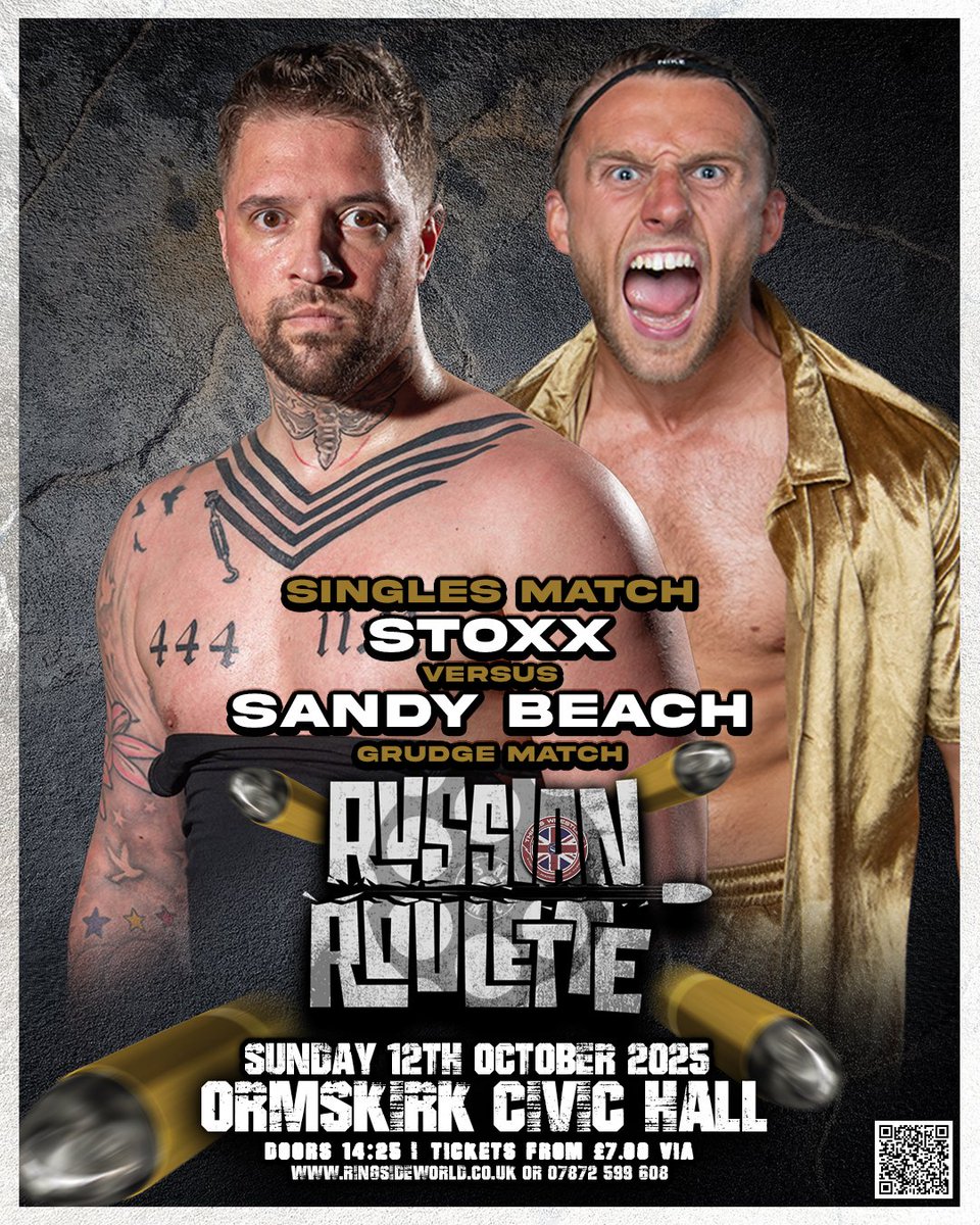 Match Announcement 

Stoxx v Sandy Beach 

The Black Sheep vs Sandy Beach. Will this finally be the end of their issues, or is it the beginning of a war? Only one way to find out.

Get your tickets now at Ringside World at ringsideworld.co.uk/events.php?id=…