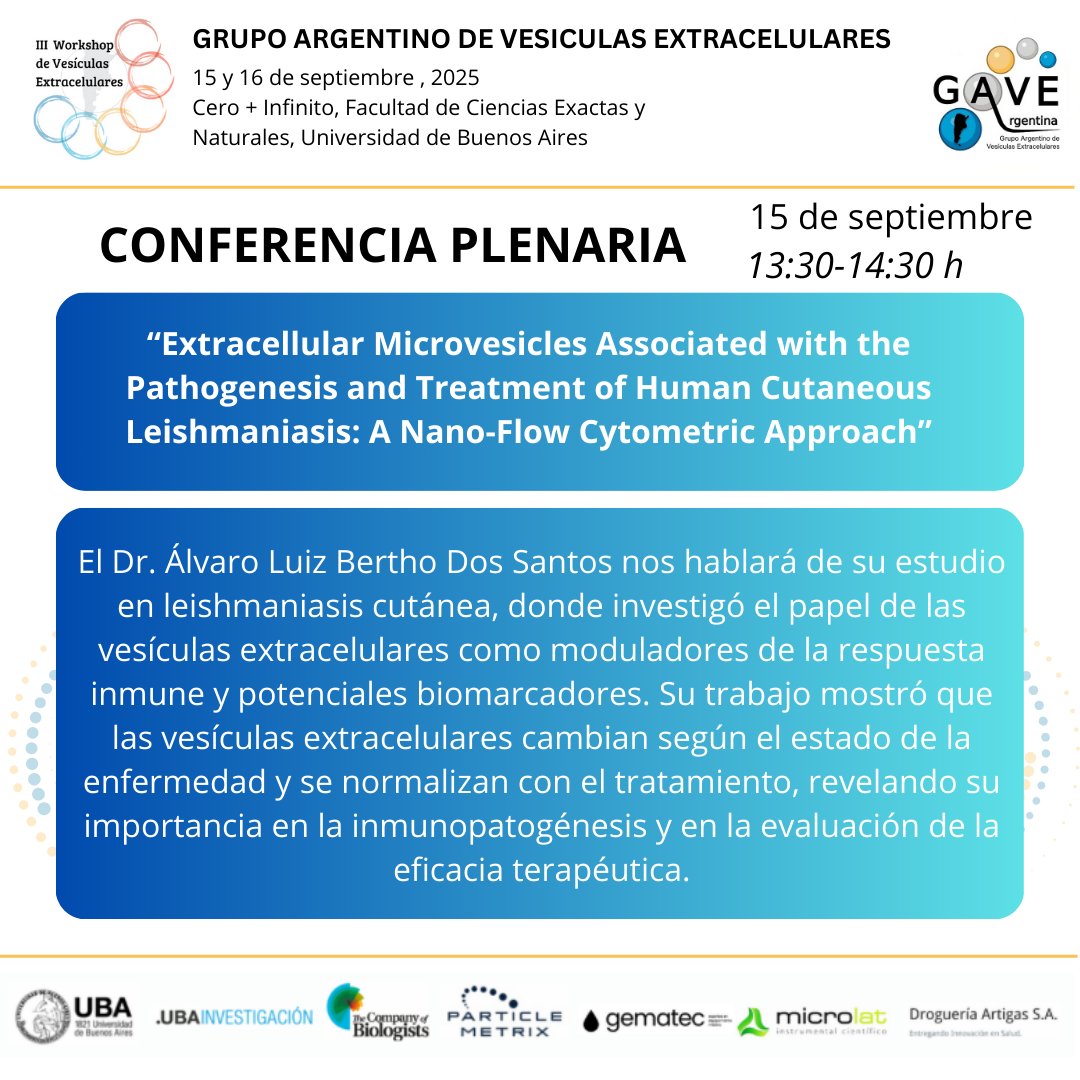 gave_arg's tweet image. ⏳ Ya falta menos!!
En el marco del III Workshop Anual del GAVE, tendremos el honor de contar con la conferencia plenaria del Dr. Álvaro Luiz Bertho Dos Santos, del Instituto Oswaldo Cruz - FIOCRUZ, Brasil.
🗓️ 15 de Septiembre, 13:30 - 14:30 hs
‼️ Próximamente más info!!