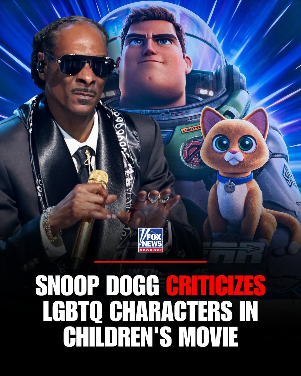 “I didn’t come in for this sh--…”

Snoop Dogg says he is “scared to go to the movies” after taking his grandson to see 'Lightyear,' which features a lesbian couple having a baby — something he says put pressure on him to explain to his grandson, admitting “he doesn’t even have