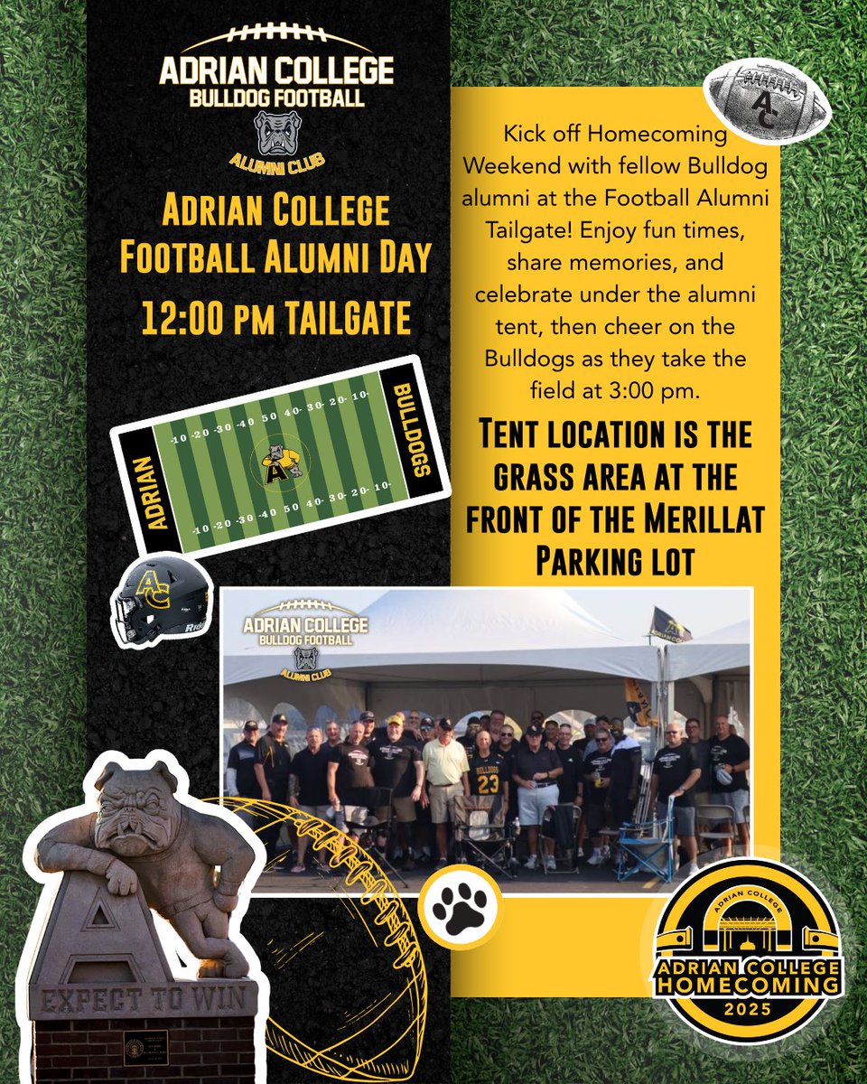 An exciting opportunity for our Alumni to get on Campus again! 

See details below ⬇️