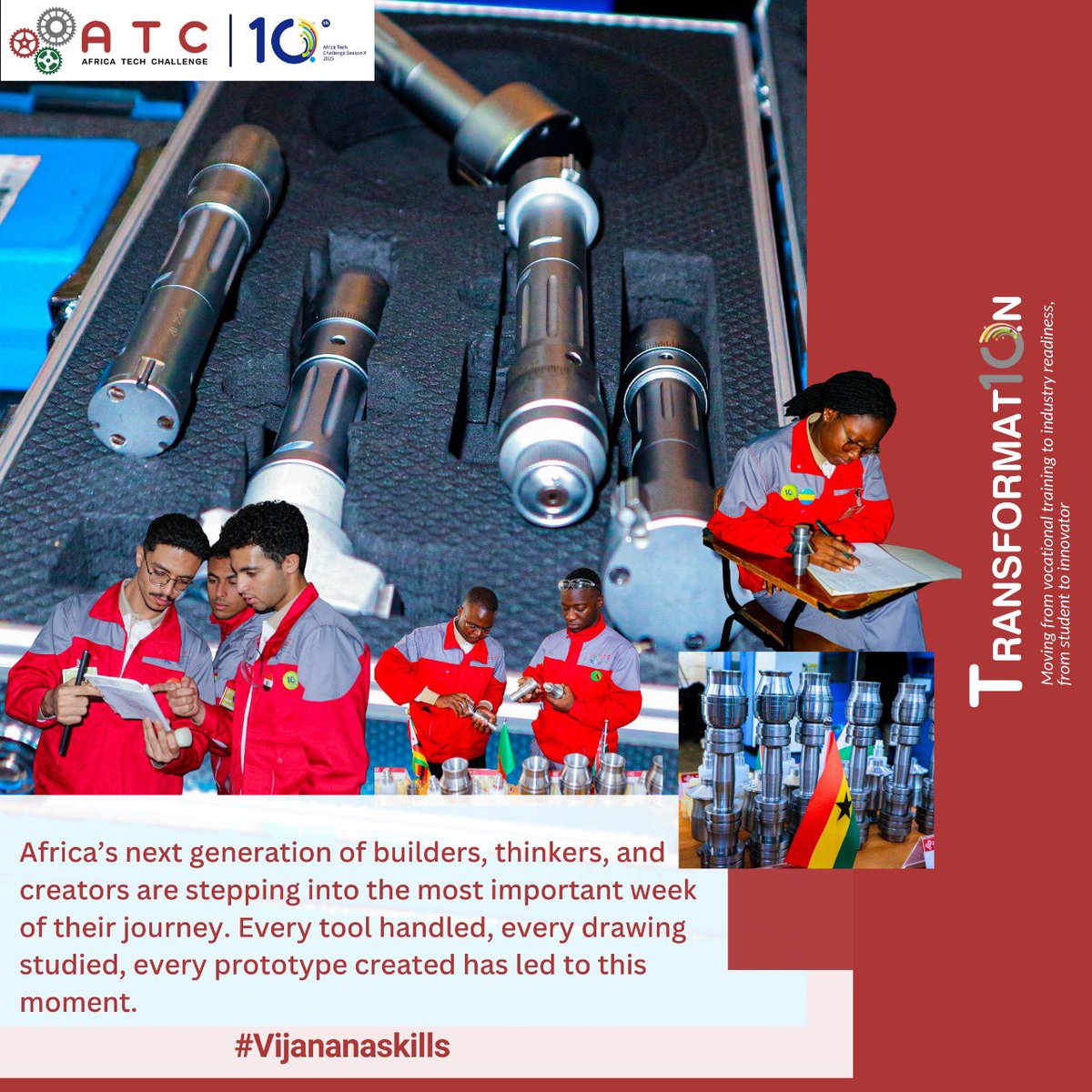 ATC_Tech's tweet image. A new week, a new chance to innovate 🌍💡. ATC10 participants are stepping into Week 5 with passion and purpose. #AfricaTechChallenge #ATC10