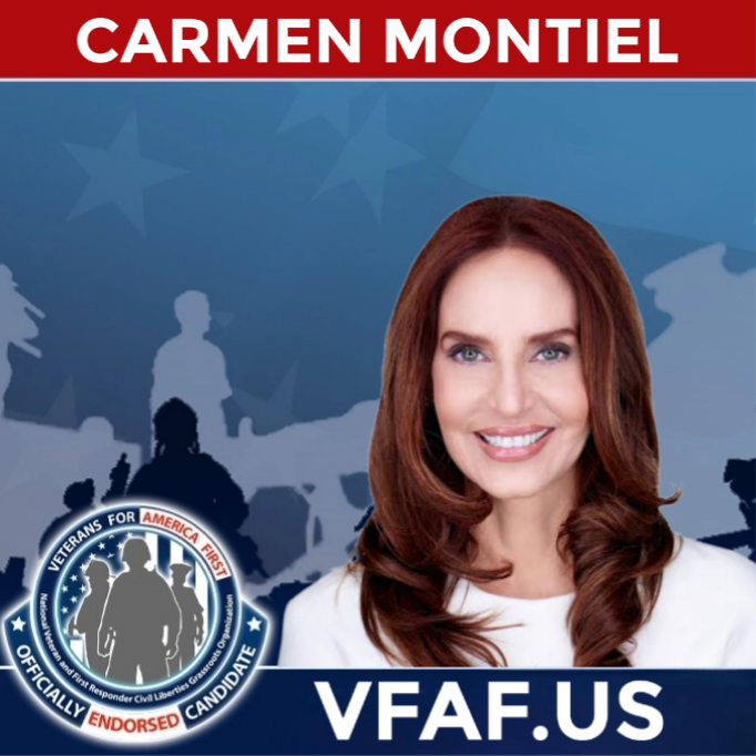 VFAF NATIONAL WEBSITE: vfaf.us/vfaf-endorseme…
VFAF Endorsement of Carmen Maria Montiel for Texas 18th Congressional District TX-18 | VETERANS FOR AMERICA FIRST | 

"Carmen Maria Montiel represents the very best of America First values. Veterans for America First proudly stands