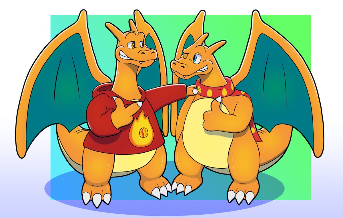 The best of friends! Art piece done for <a href="/herigomez510/">heri 🔥</a>!
