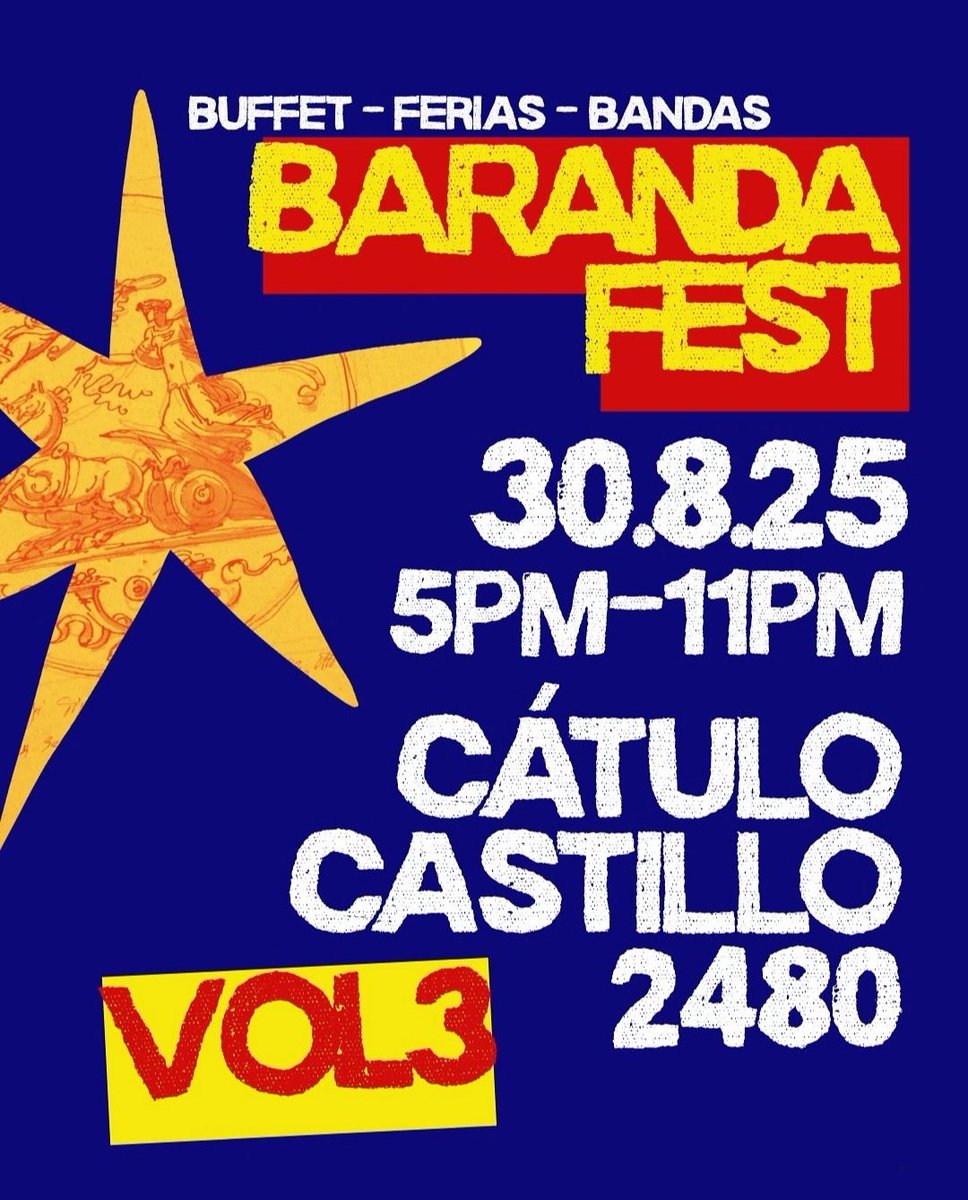 nos vemos este sábado un año más en el Baranda Fest 🤍 set acústico, vengan que hace mucho no nos vemos! entradas x @/labaranda25 (x MD en su ig)

lxs esperamos ahí 😚⭐️