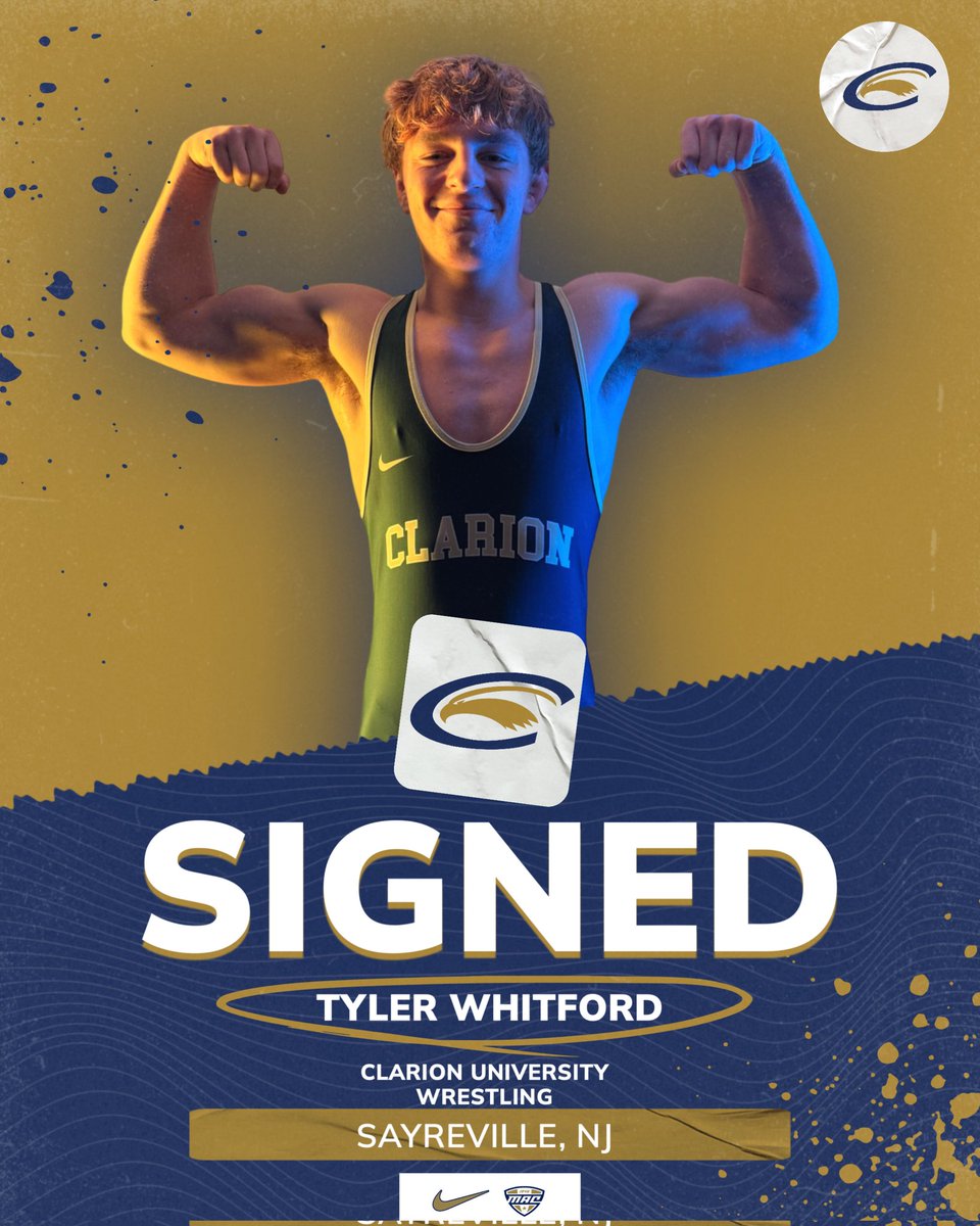 St. Joe's Wrestling (@sjmetwrestling) on Twitter photo Big news for the St. Joe's Wrestling program as rising senior Tyler Whitford has committed to wrestle at Clarion University, a D-1 wrestling program. Congratulations to Tyler on making his commitment official! <a href="/SaintJoesMedia/">SJHS Student Media</a> <a href="/StJoesMetuchen/">Saint Joe's Metuchen</a> <a href="/GMCWrestling/">GMCWrestling</a> Big news for the St. Joe's Wrestling program as rising senior Tyler Whitford has committed to wrestle at Clarion University, a D-1 wrestling program. Congratulations to Tyler on making his commitment official! <a href="/SaintJoesMedia/">SJHS Student Media</a> <a href="/StJoesMetuchen/">Saint Joe's Metuchen</a> <a href="/GMCWrestling/">GMCWrestling</a>