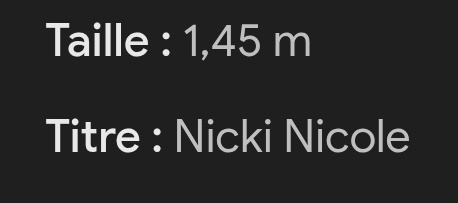 Il aime trop les nains