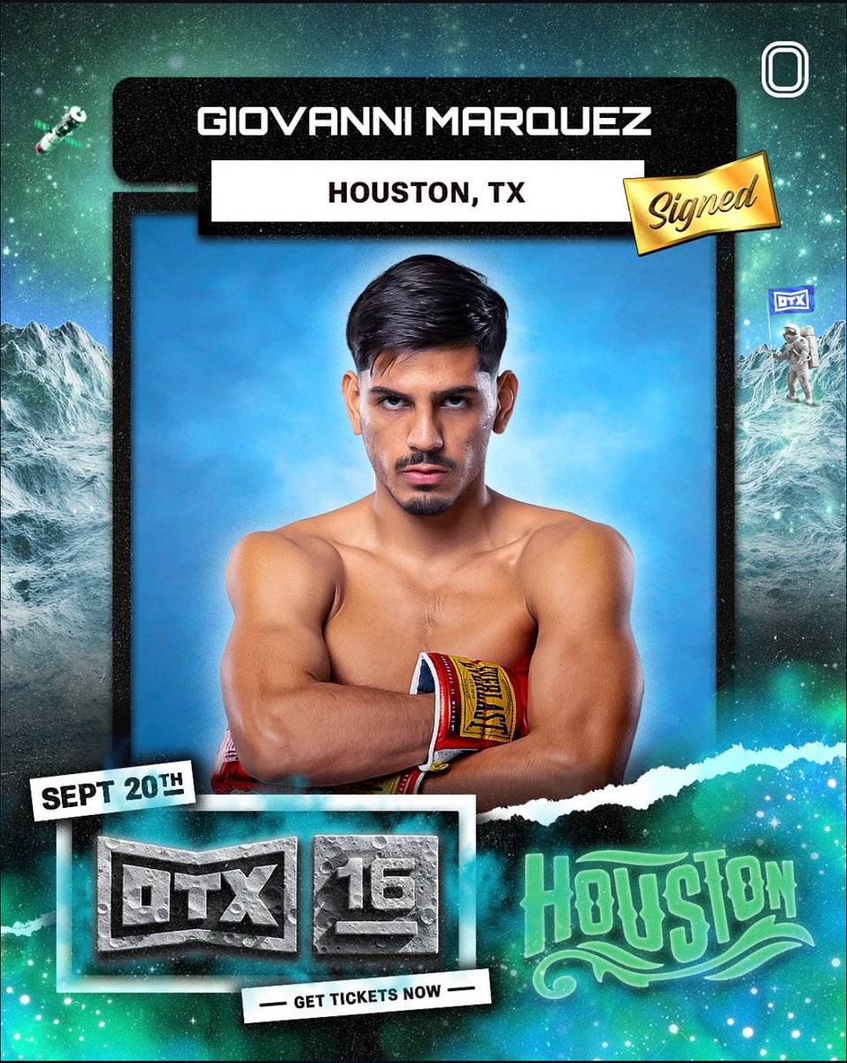 ‼️
📰 News | 🚨 ICYMI

Rising junior welterweight prospect Giovanni Marquez is slated to return to the ring on September 20 at the OTX 16 event in Houston, Texas. Marquez will face Wesley Ferrer.

#BrunchBoxing