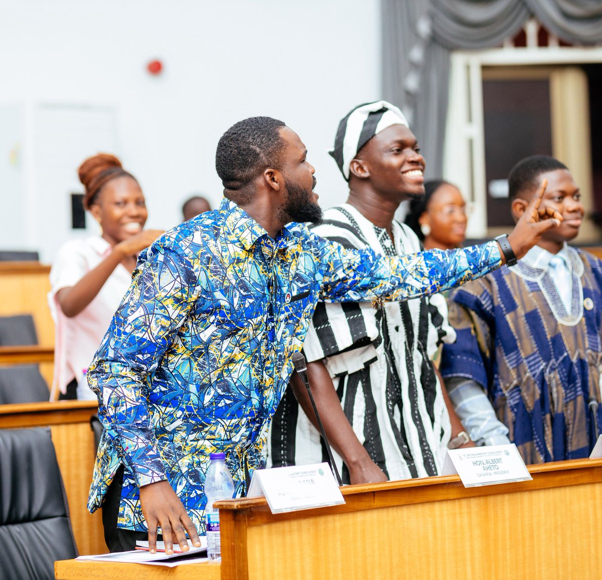 A year today, I took an oath to serve my people and make their voices heard at the SRC parliament, under the 16th house. 
Indeed the definition of growth can be measured with these two frames. I’ve learnt, love and walk the talks of the house. 
To the family we made I say cheers.