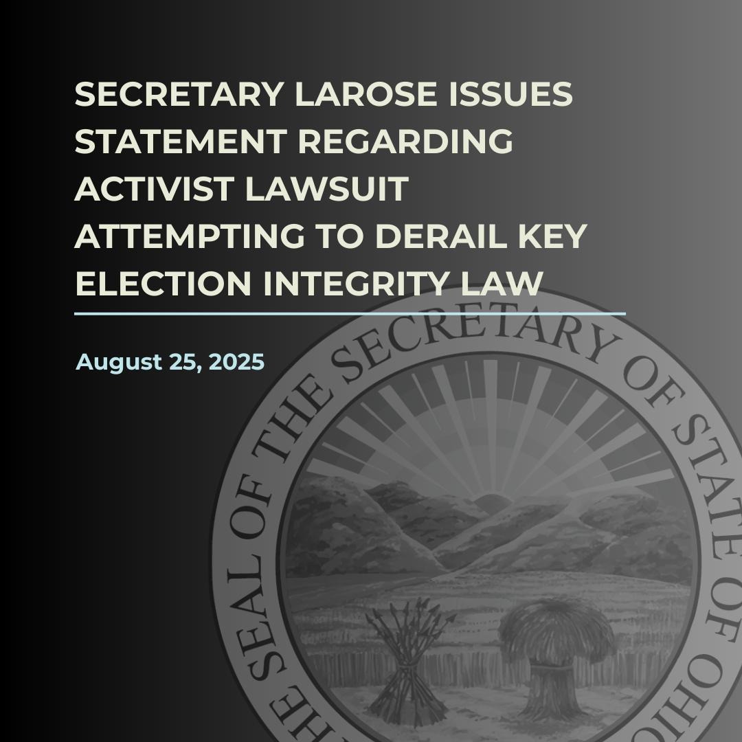 It is against both federal law and the Ohio Constitution for noncitizens to vote. Yet election disruptors from Washington D.C., like <a href="/marceelias/">Marc E. Elias</a>, are the first to file a lawsuit when we prevent noncitizens from registering. Make it make sense! 🧐 

I won’t apologize for, or back