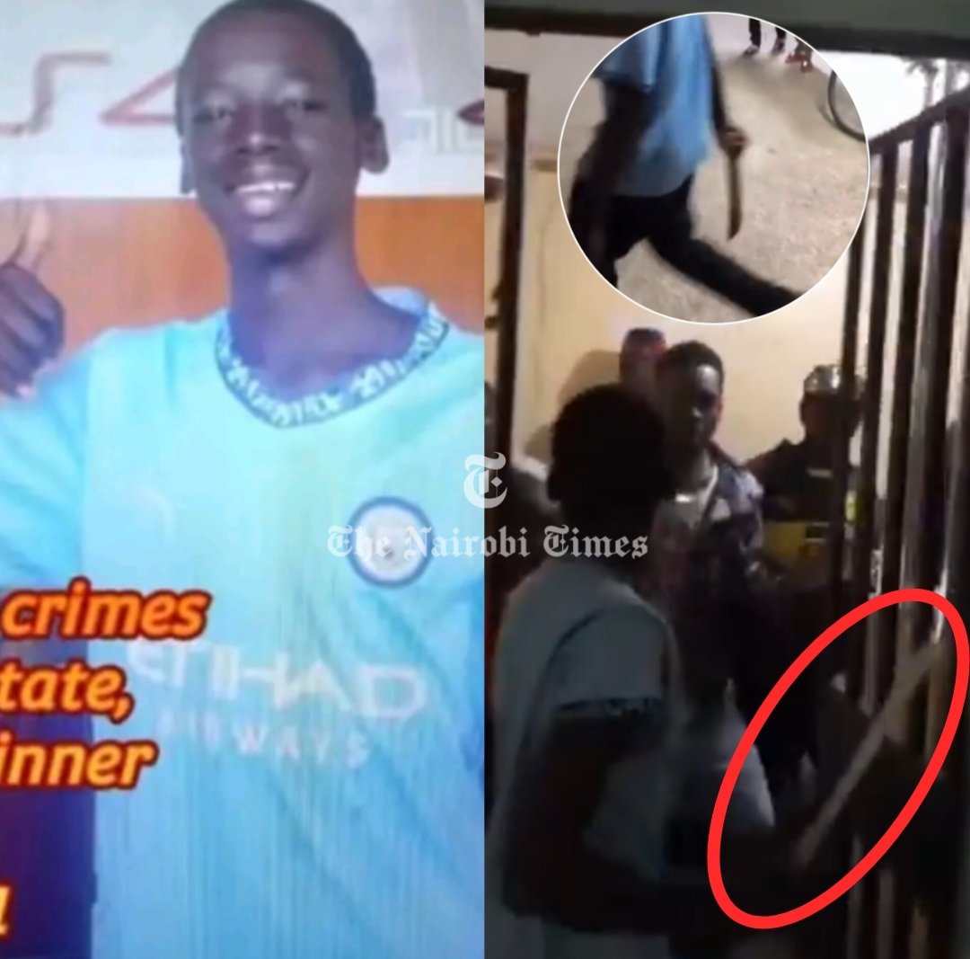 TheNairobiTimez's tweet photo. Disturbing Clip Emerges of Alleged Umoja Gang Leader ‘Carlos’ Attacking Teens With Panga, Watch 👇 https://t.co/zIN0rVP4cd