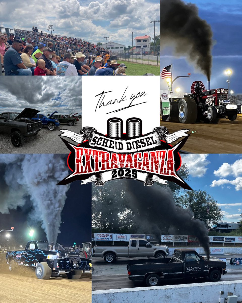 The smoke has cleared, but the memories will stay with us forever! The Scheid Diesel team wants to give a big thank you to everyone who joined us—attendees, sponsors, vendors, and participants—for making the Scheid Diesel Extravaganza 2025 such a fantastic event.