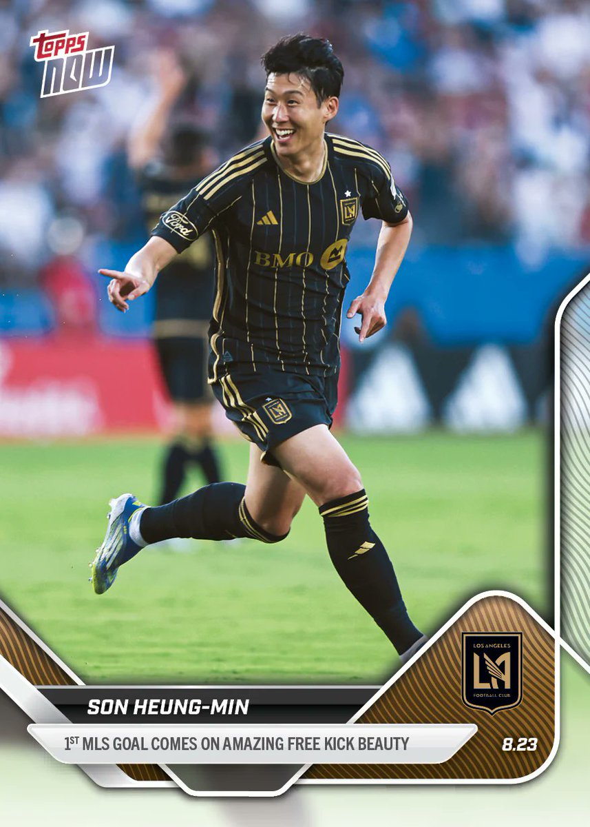 SOLELINKS's tweet photo. Ad: Son Heung-Min - 2025 MLS Topps NOW® - Card 80 - LOOK FOR AUTOS
=> https://t.co/3guNA1Wn9k https://t.co/Blqg7Ra2Qt