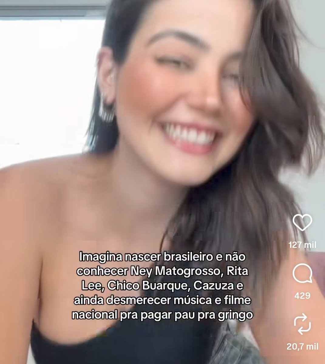 mas gente ela é tão cult tão nichada