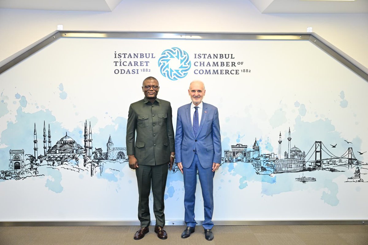 Proud to support Hon. Kofi Adams as he engaged the Istanbul Chamber of Commerce 🇬🇭🤝🇹🇷.
🔹 Ghana–Türkiye trade target: $2B by 2030
🔹 Expansion of Turkish Airlines flights
🔹 Investment in sports &amp; agriculture
Strong leadership, driving Ghana’s Reset Agenda.