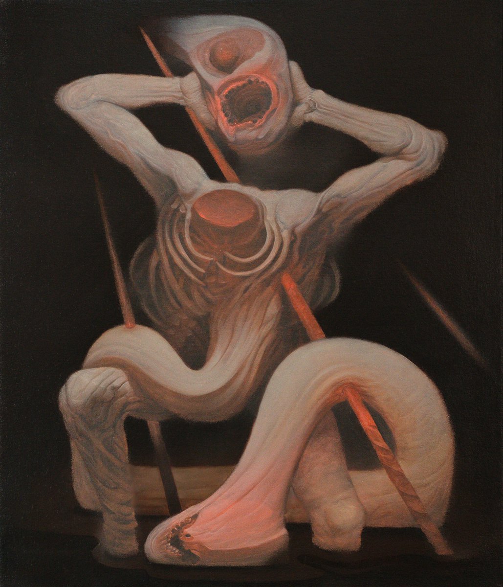 "La Melancolía del Coloso"
Óleo sobre tela 27.5" x 23.6" - 70 x 60 cm