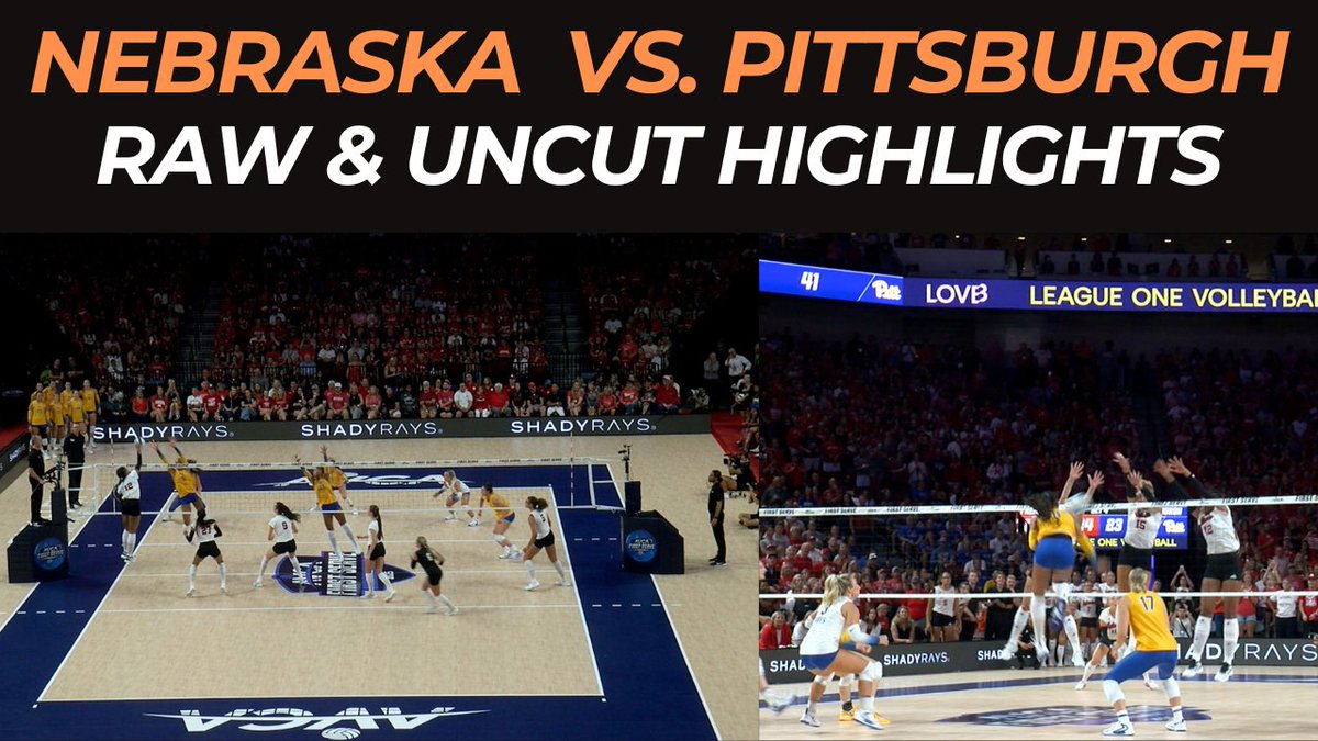 randysilvertv's tweet image. Nebraska Volleyball vs. Pittsburgh Match Highlights Raw and Uncut

Relive the best moments from the Nebraska Volleyball vs. Pittsburgh as former Huskers played their match ever at Pinnacle Bank Arena for the AVCA First Serve Showcase.

#gobigred #gbr #huskersvb