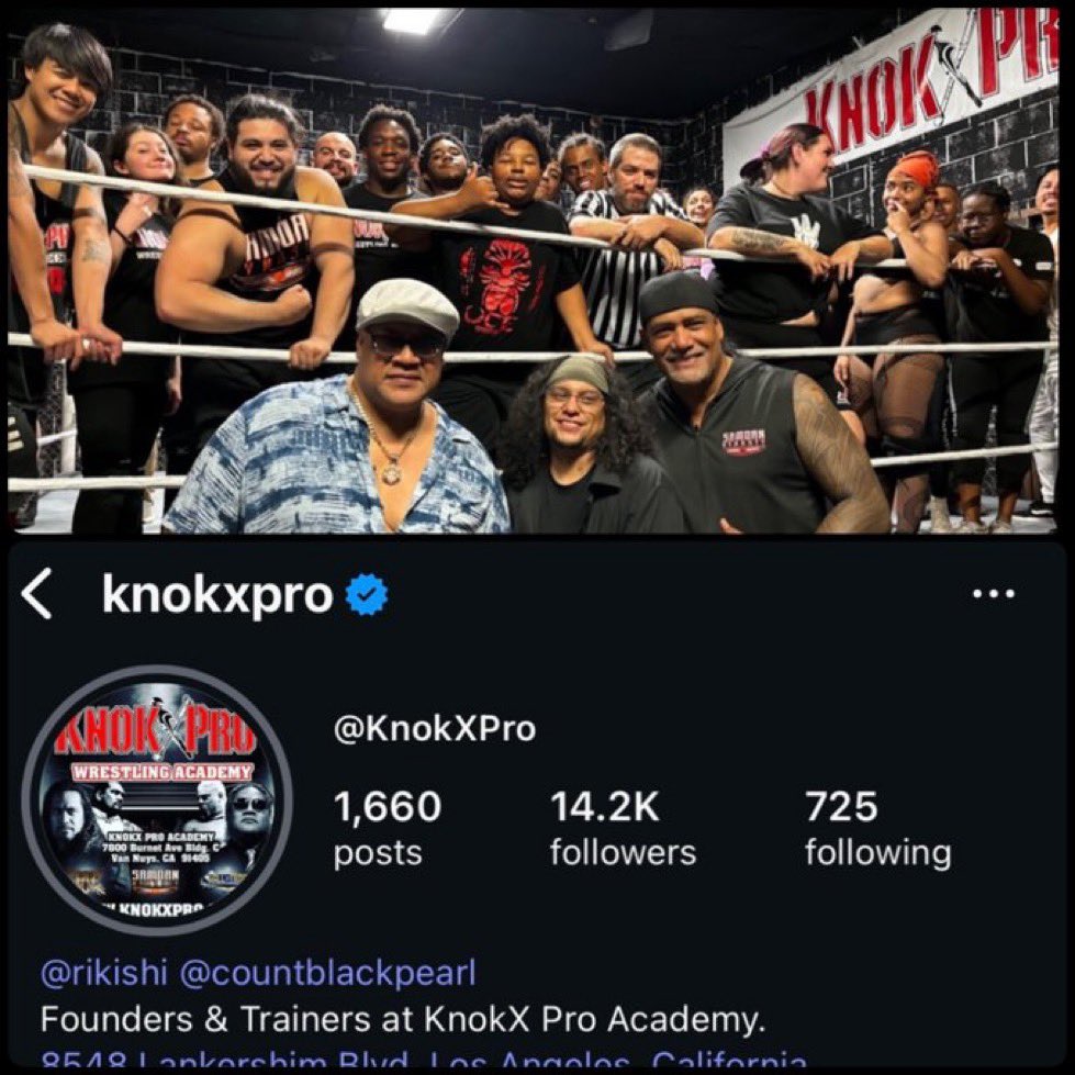 FadeAwayMedia's tweet image. Knokx Pro has removed their WWE ID affiliation from their social media

WWE has severed ties with the promotion after the Raja Jackson incident.

(Mike Johnson Pro Wrestling Insider)