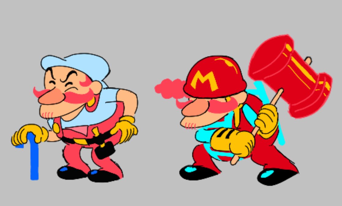 “This prophecy… the only it’s good for is bein’ wrecked! And you, little lady, have just the crew to help forge your own path!”

Corny quotes aside, here’s jumpman’s hammer of justice equivalent!! 

#mushruneAU