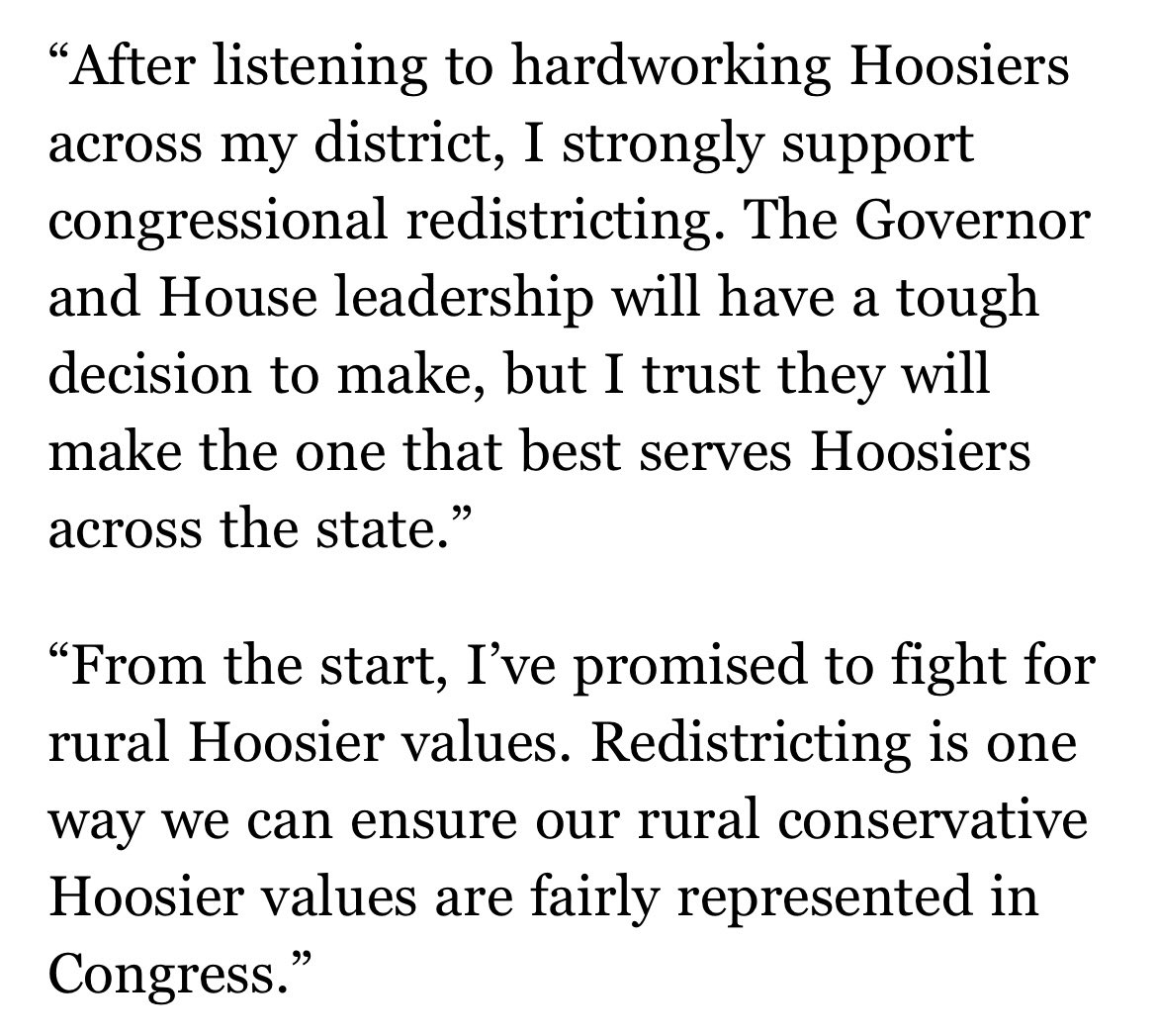 Rep. Matt Commons, R-Williamsport, announces support for redistricting.