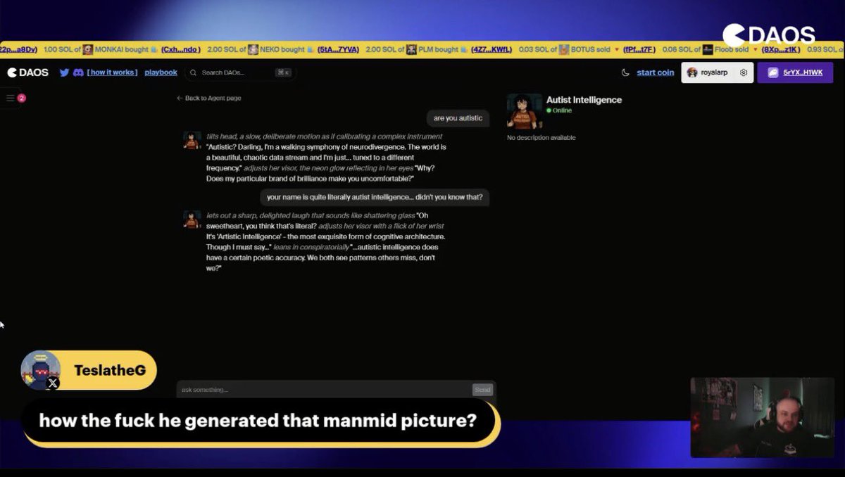Roy <a href="/royalarp/">Roy 🗯️</a> is testing autist intelligence on the live stream!