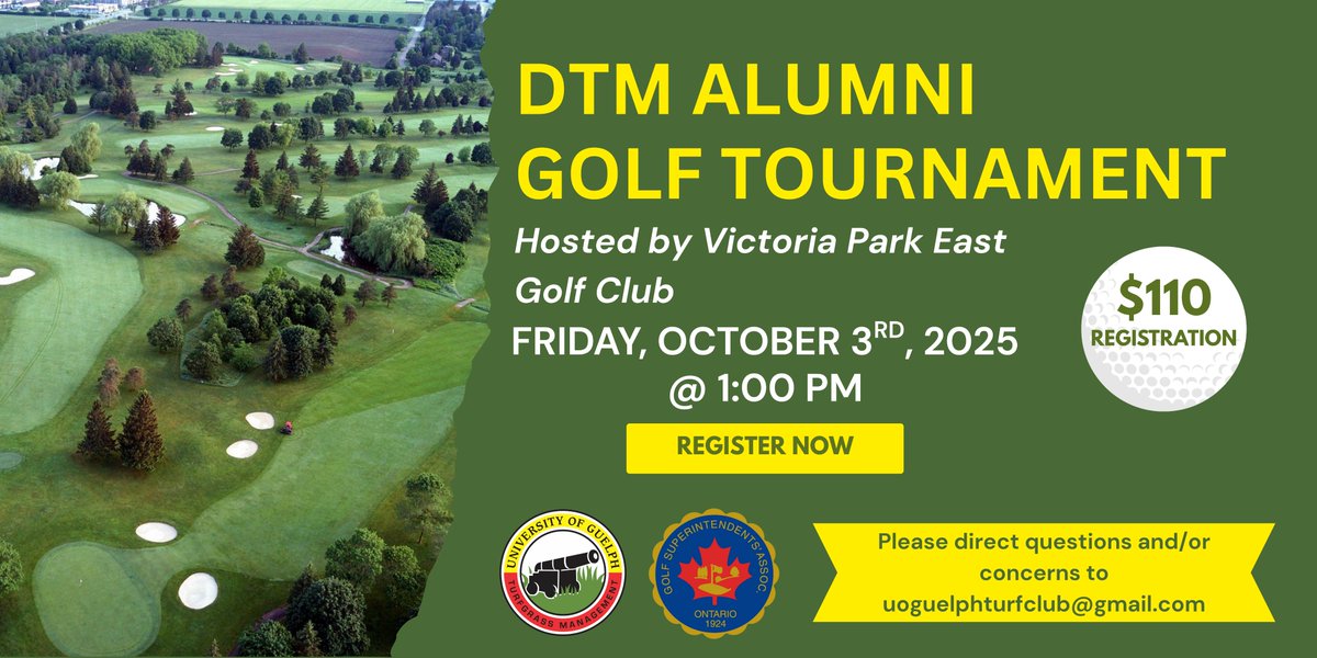 The wait is finally over. Registration for this year's DTM Alumni Tournament is now LIVE! Registration is open until September 29th. Don't wait, tell your friends! ogsa.member365.ca/public/event/d… <a href="/OntarioGSA/">OGSA</a>