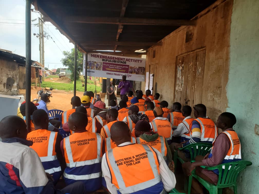 <a href="/WipeUganda/">Women Initiatives in Poverty Eradication (WipeUg)</a>, we  have chosen to front Men the GBV fight. And the gender is not disappointing us . During our regular engagements dubbed "Men Engage," we have seen tangible results.  They are now responsible citizens in the community. <a href="/fmujeres/">Fundación Mujeres</a> <a href="/WipeUganda/">Women Initiatives in Poverty Eradication (WipeUg)</a>