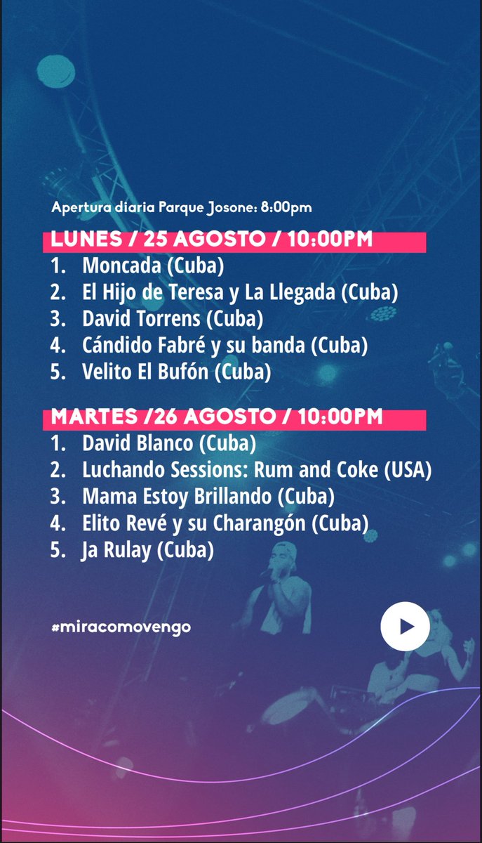 En #Varadero no solo se respira mar y arena… también música. 
El Festival Varadero Josone convierte al corazón del balneario en un escenario donde la cultura cubana late con fuerza y se mezcla con lo mejor del turismo caribeño.
#Varadero: playa, cultura y vida…