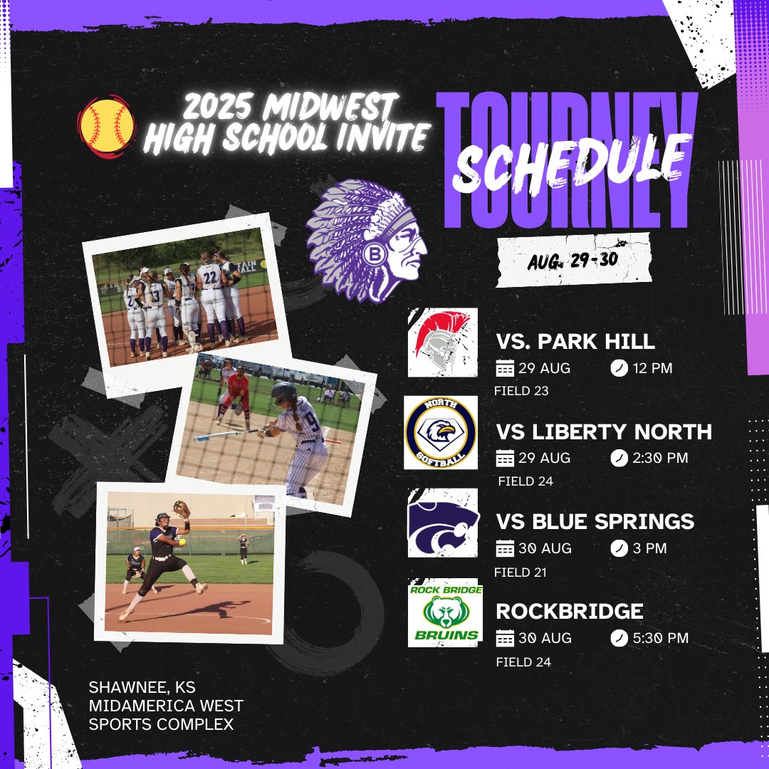 BEastSB (@bechieftainssb) on Twitter photo Very excited for our out-of-state tourney! We'll be joining some great teams in the Midwest High School Invite powered by Top Gun Events. We're excited and ALL IN for the challenge in Shawnee, KS 💜🤍🥎
<a href="/ChieftainNation/">Bellevue East</a> <a href="/BEastAthletics_/">Bellevue East Athletics</a> <a href="/NebraskaHSSB/">Nebraska HS Fastpitch</a> <a href="/MidwestPremierS/">Midwest Premier</a> Very excited for our out-of-state tourney! We'll be joining some great teams in the Midwest High School Invite powered by Top Gun Events. We're excited and ALL IN for the challenge in Shawnee, KS 💜🤍🥎
<a href="/ChieftainNation/">Bellevue East</a> <a href="/BEastAthletics_/">Bellevue East Athletics</a> <a href="/NebraskaHSSB/">Nebraska HS Fastpitch</a> <a href="/MidwestPremierS/">Midwest Premier</a>