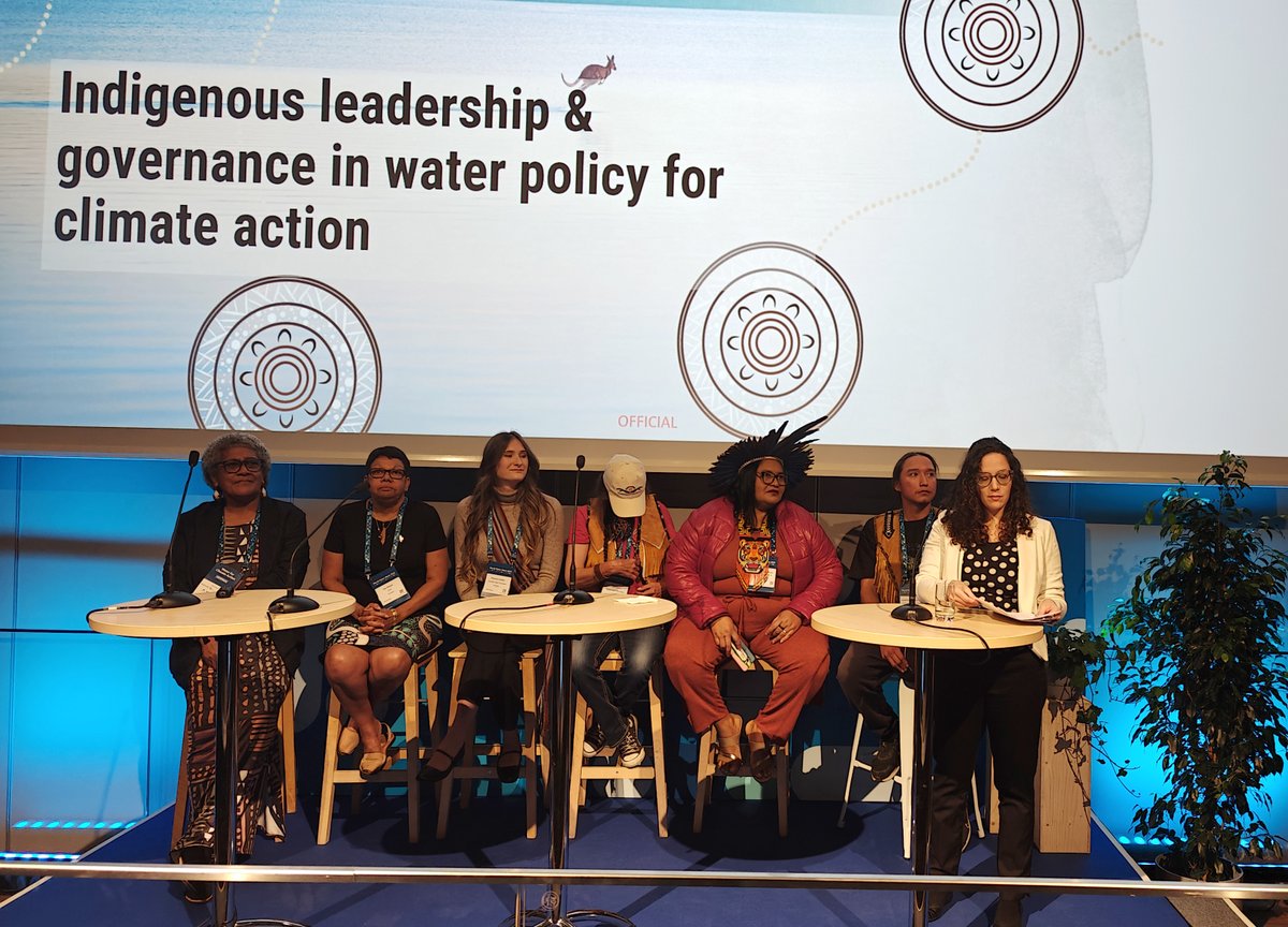 🌊 Day 2 of #WorldWaterWeek2025!

Today’s event, featuring Colleen James (Carcross/Tagish First Nation) and Phoenix Combe (Manitoba Métis Federation), highlighted case studies of #Indigenous leadership in #freshwater stewardship.

#WWWeek

<a href="/DCCEEW/">DCCEEW</a> <a href="/GCTFN/">Carcross/Tagish FN</a> <a href="/WaterPartnersAU/">Australian Water Partnership</a>