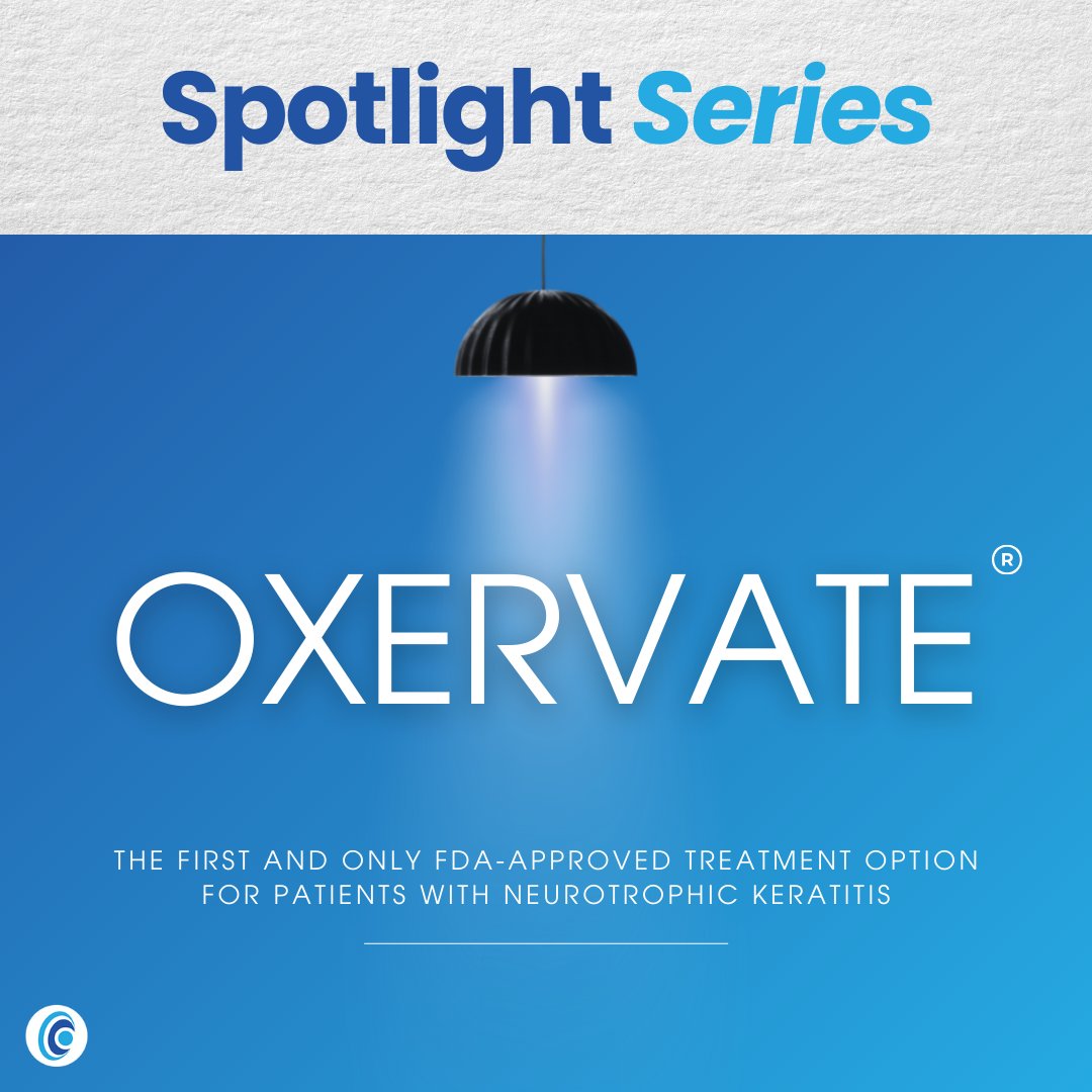 This month's Spotlight Series article features a look at #Oxervate® (cenegermin-bkbj), the first and only FDA-approved treatment option for patients with #NeurotrophicKeratitis.

Learn more about the efficacy and safety of Oxervate®:
ophthalmology360.com/neurotrophic-k…

#Ophthalmology360