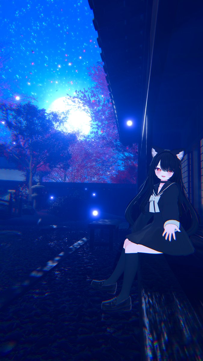 『 夜の休憩 』     

おはよ～！      

World : _月燈の杜 -Where Moonlight Gathers-
Author : _you5248

Link : vrchat.com/home/world/wrl…